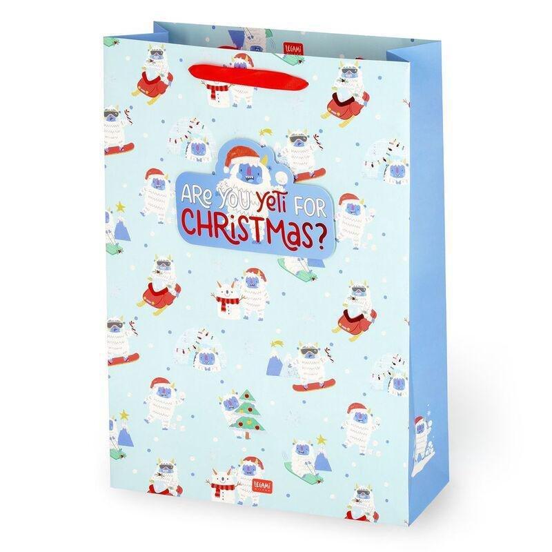 Legami Gift Bag - X-Large - Yeti (31 x 43 x 11.5 cm), , medium