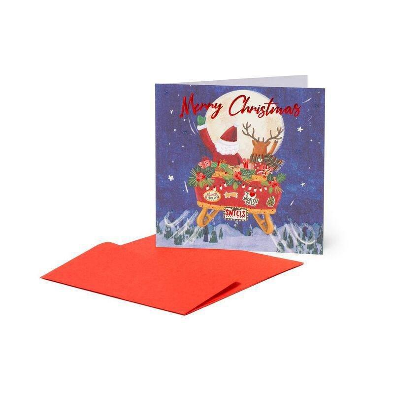 Legami Small Greeting Card - Sleigh (7 x 7 cm), , large image number 0
