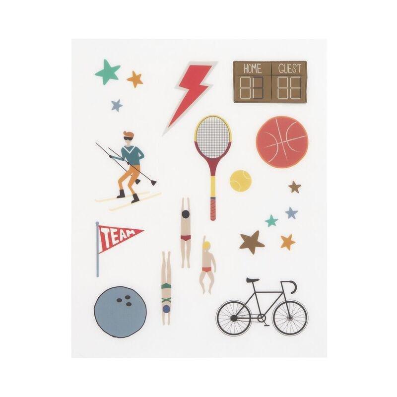 Lassig Stickers Rub On - Sport (Set of 3), , large image number 0