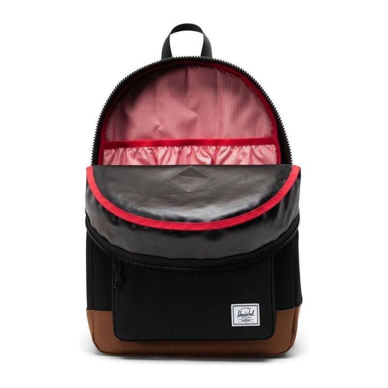 Herschel Heritage Youth Backpack - Black/Saddle Brown, , large image number 1