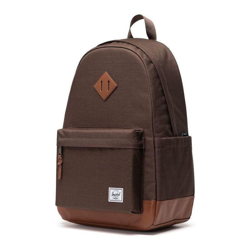 Herschel Heritage Backpack - Chocolate Brown Crosshatch/Tan, , large image number 1
