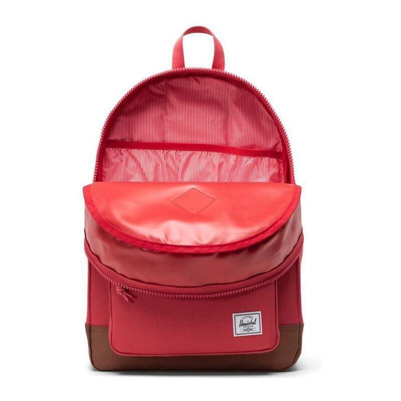 Herschel Heritage Youth Backpack - Holly Berry/Saddle Brown, , large image number 1