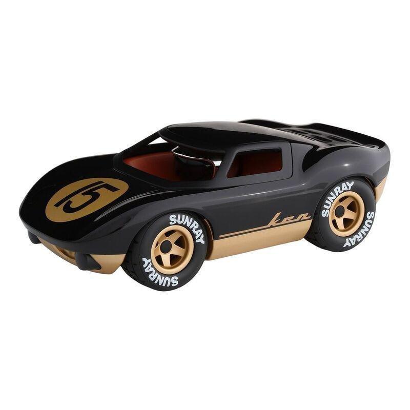 Playforever Mini Ken Cave Racing Toy Car - Black/Gold, , large image number 1