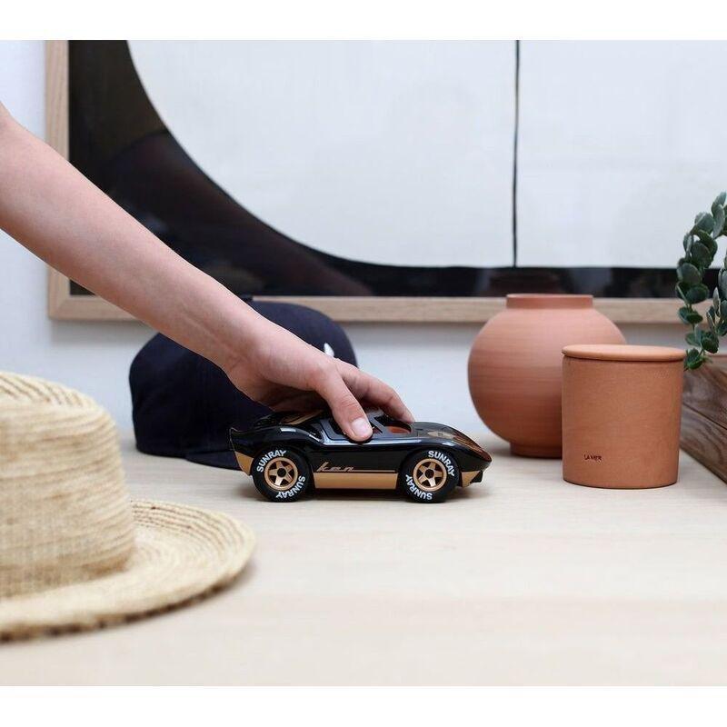 Playforever Mini Ken Cave Racing Toy Car - Black/Gold, , large image number 3