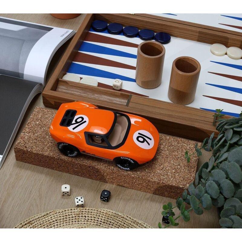 Playforever Mini Ken Gibson Racing Toy Car - Orange, , large image number 4
