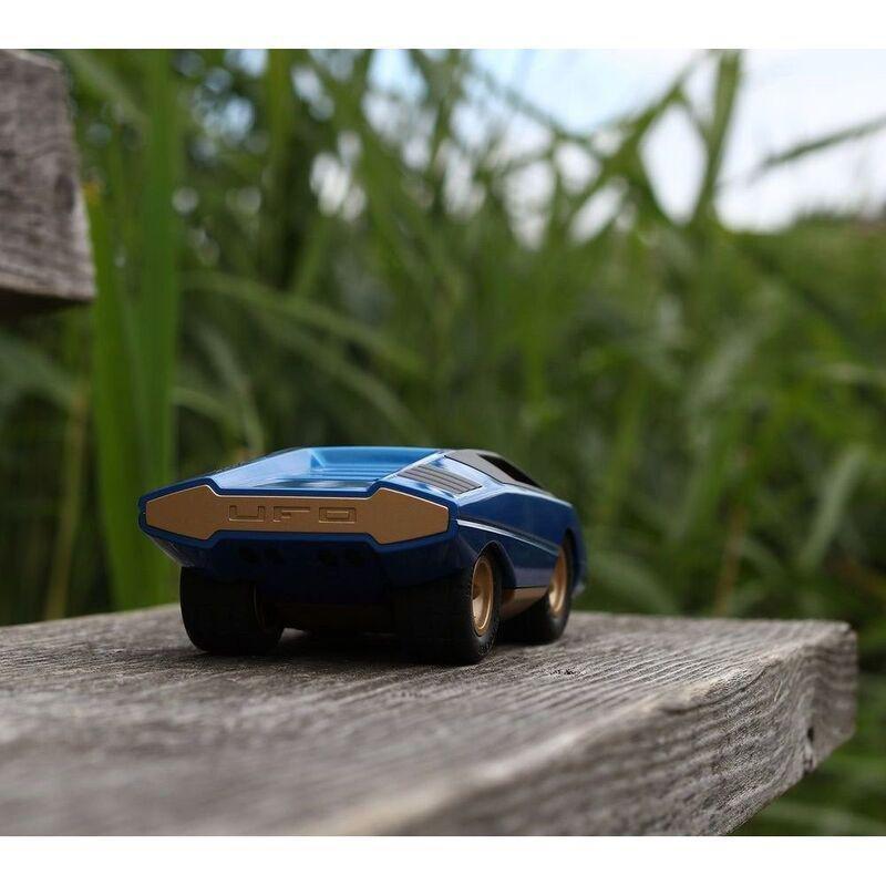 Playforever Mini Ufo Leonessa Racing Toy Car - Blue, , large image number 4