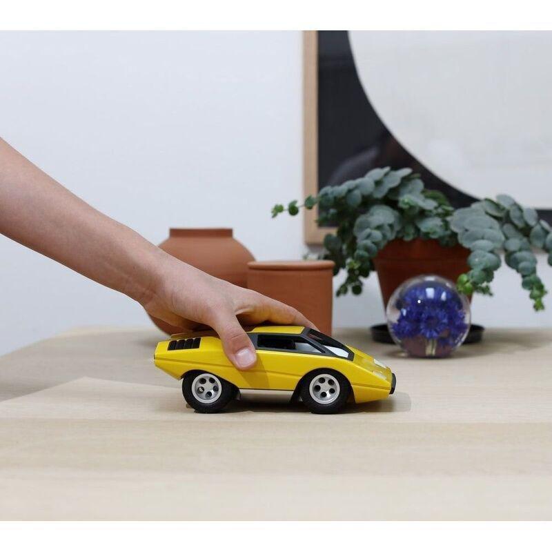 Playforever Mini Ufo Canarina Racing Toy Car - Yellow, , large image number 0