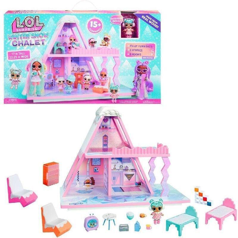 L.O.L. Surprise! Winter Snow Chalet Playset, , medium