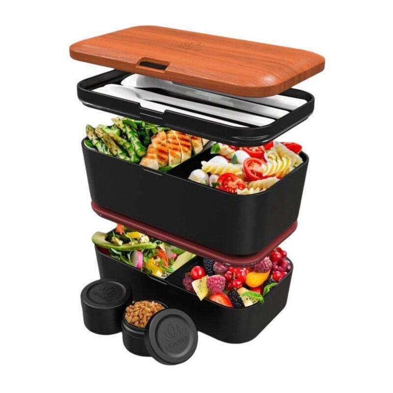Umami Bento Box Set Dual Black & Walnut, , large image number 1