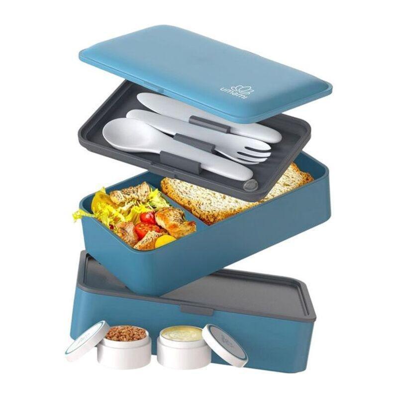 Umami Bento Box Set Dual Denim Blue, , large image number 0