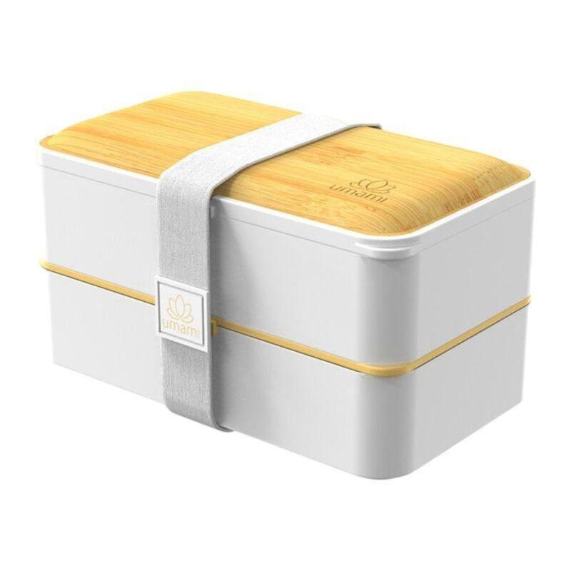 Umami Bento Box Set Dual White & Bamboo, , large image number 1