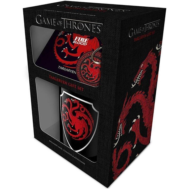 Pyramid Warner Bros Game of Thrones - Targaryen (Mug Coaster & Keychain), , medium