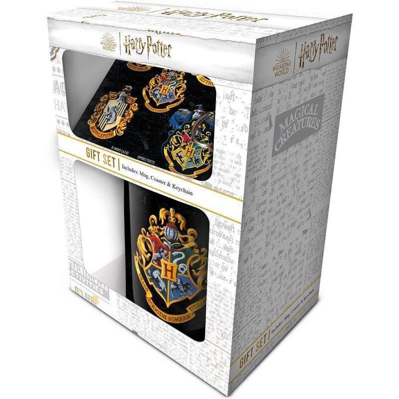 Pyramid International Harry Potter - Colourful Crest Gift Set (Mug / Coaster / Keychain), , medium