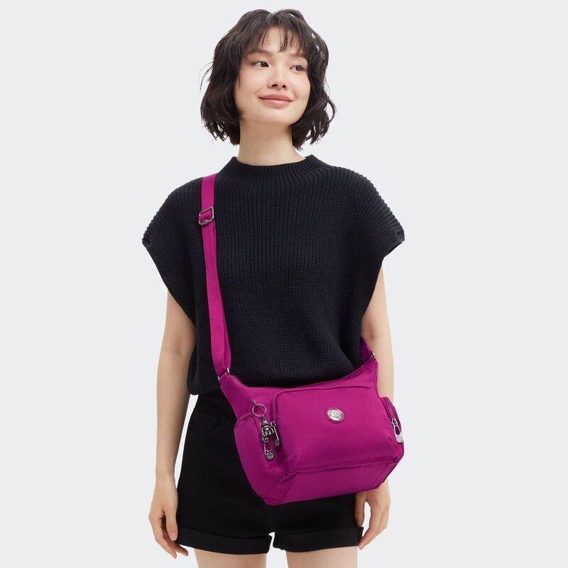 Kipling Gabb S Fuchsia Night Medium Crossbody, , large image number 5