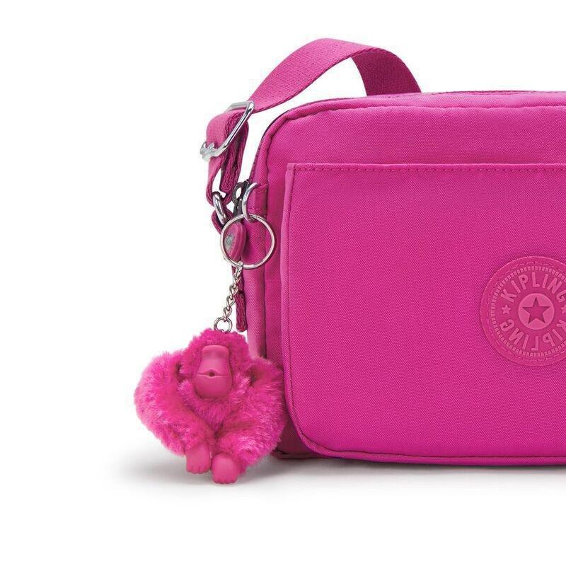 Kipling Abanu M Glowing Fuchsia Medium Crossbody, , large image number 4