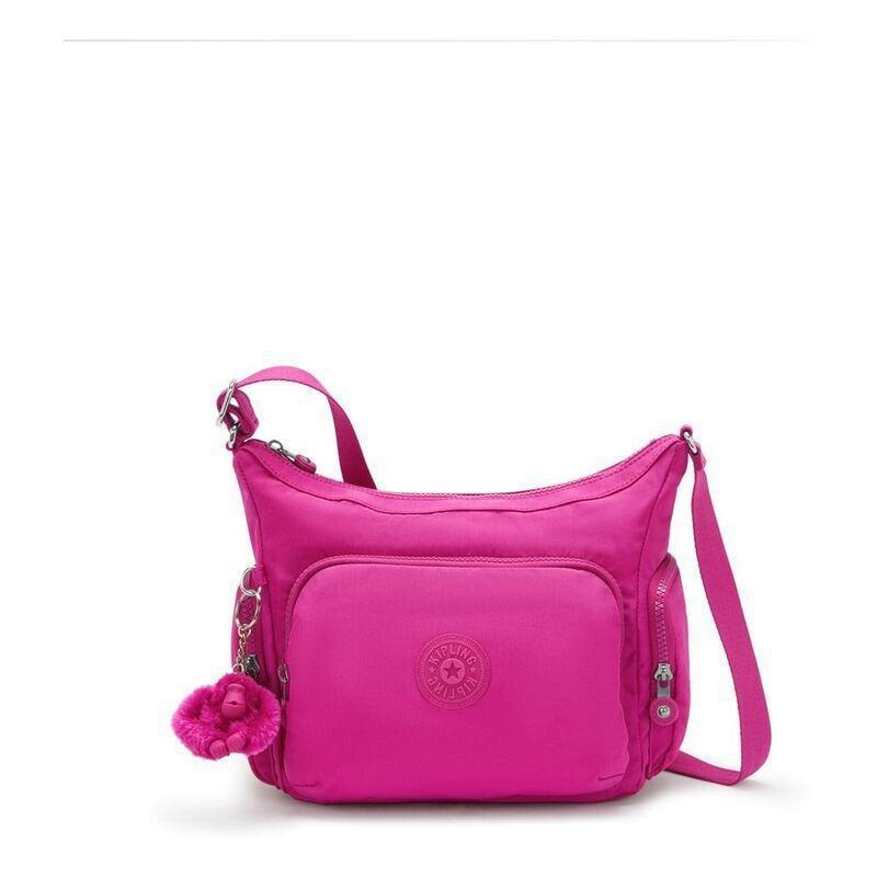 Kipling Gabb S Glowing Fuchsia Medium Crossbody, , medium