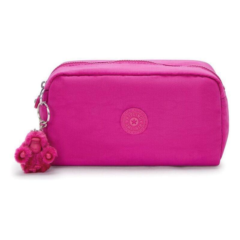 Kipling Gleam Glowing Fuchsia Medium Pouch, , medium