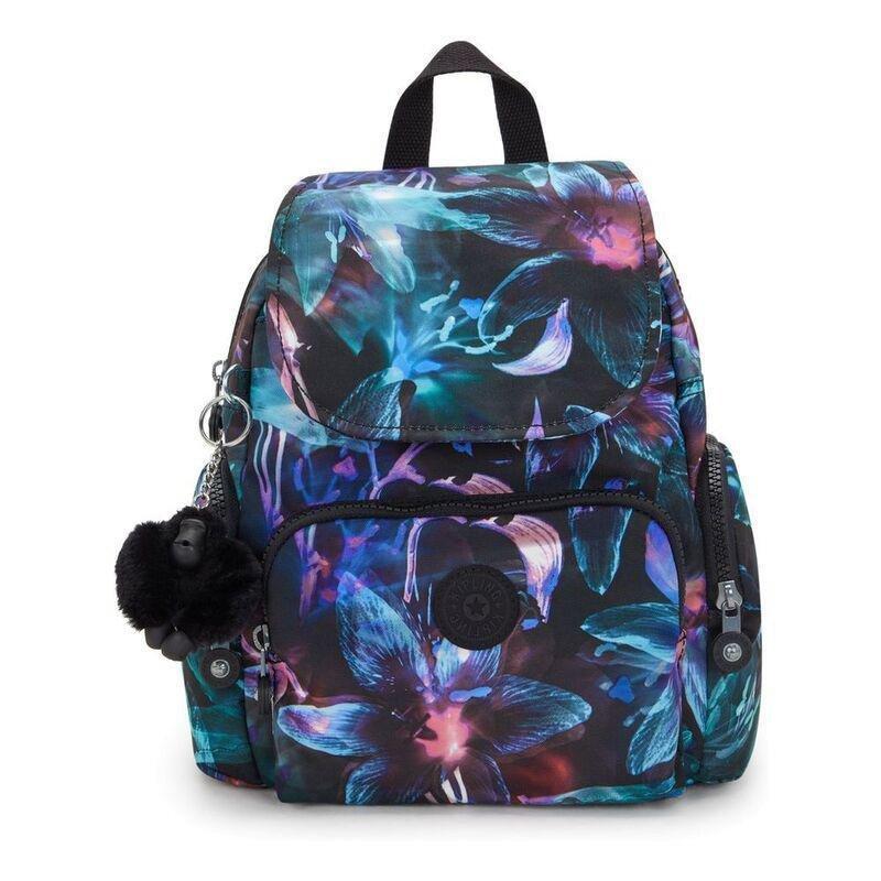 Kipling City Zip Mini Spectral Orchid Small Backpack, , medium