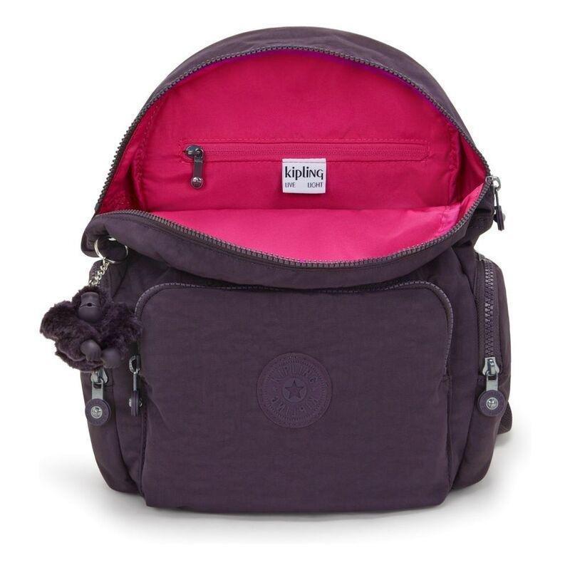 Kipling City Zip S Ultimate Plum Small Backpack, , large image number 1