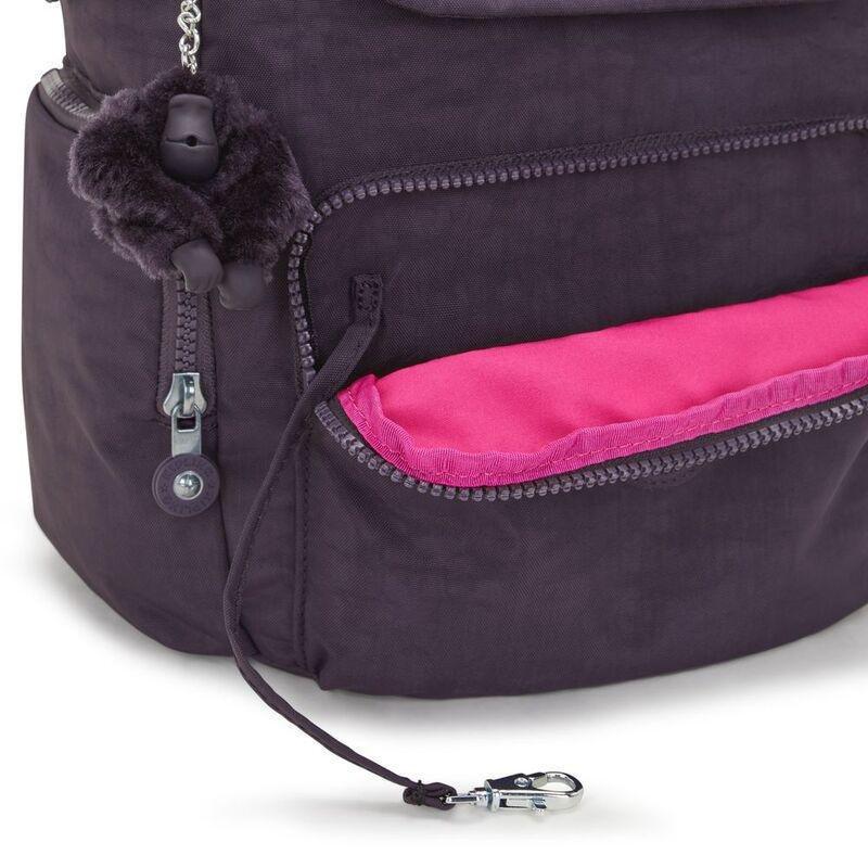 Kipling City Zip S Ultimate Plum Small Backpack, , large image number 4