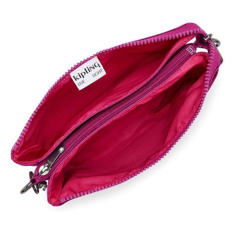 Kipling Riri Fuchsia Night Small Crossbody (with Removable Strap), , medium
