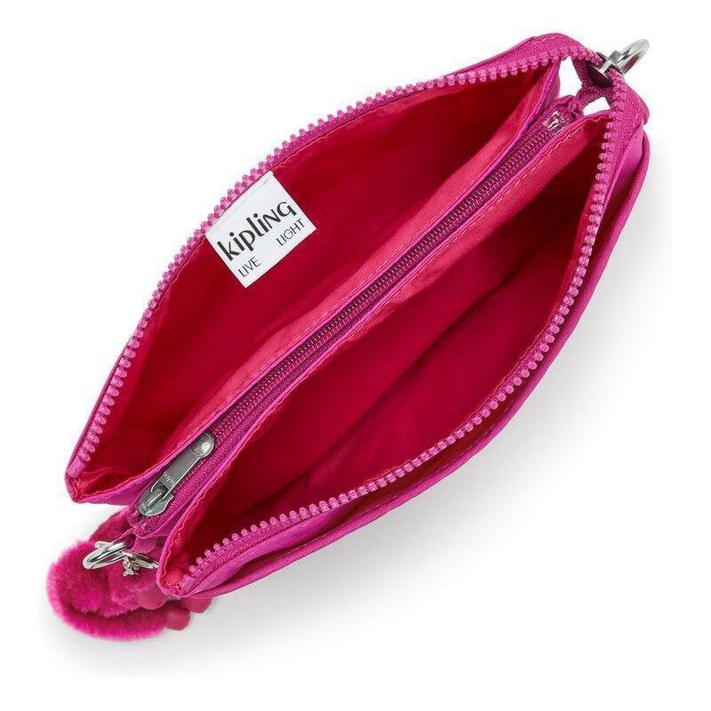 Kipling Riri Glowing Fuchsia Small Crossbody (with Removable Strap), , large image number 1