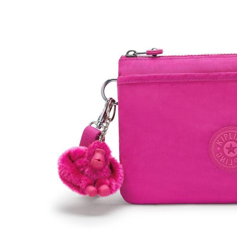 Kipling Riri Glowing Fuchsia Small Crossbody (with Removable Strap), , large image number 3