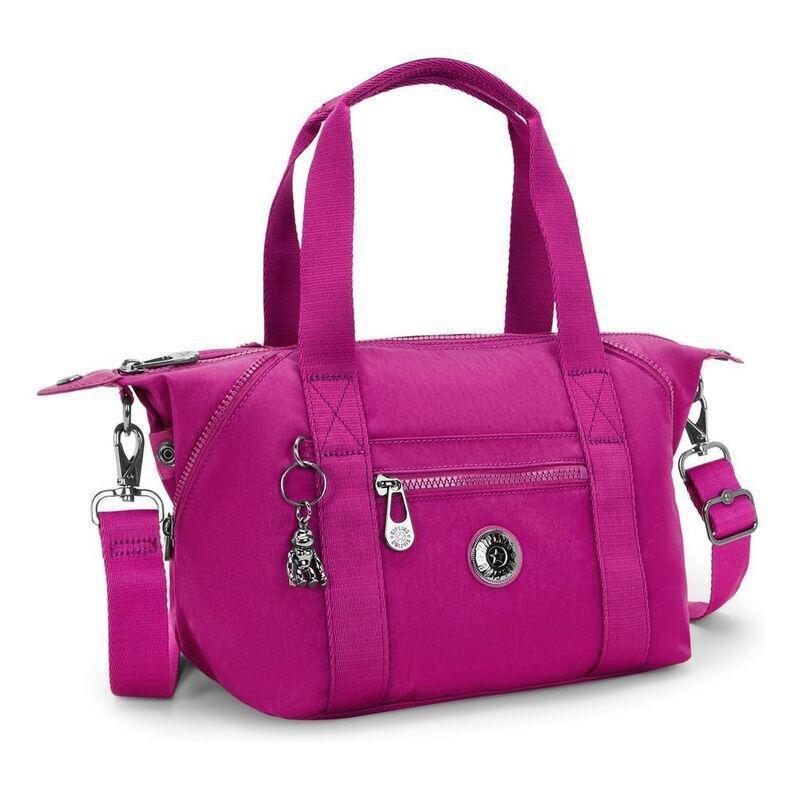 Kipling Art Mini Fuchsia Night Small Handbag (with Removable Shoulderstrap), , large image number 2