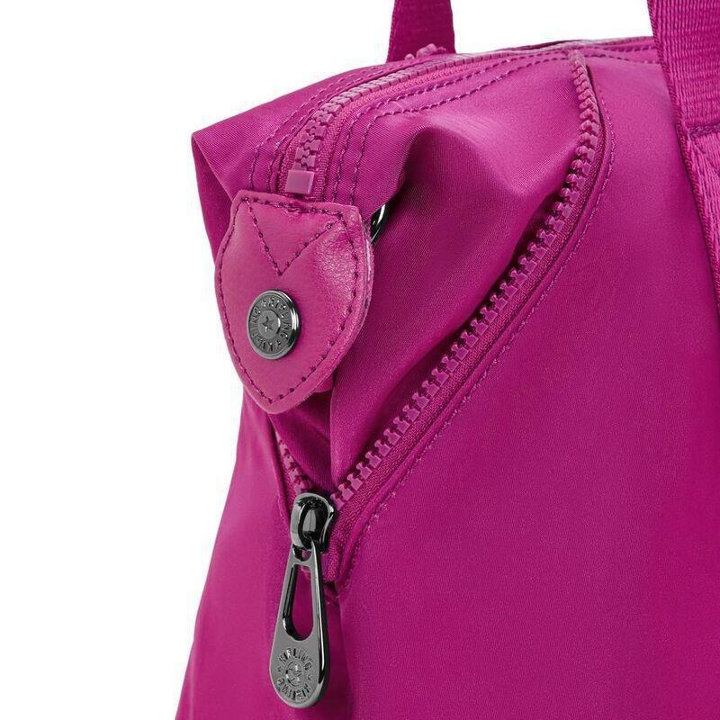 Kipling Art Mini Fuchsia Night Small Handbag (with Removable Shoulderstrap), , large image number 4