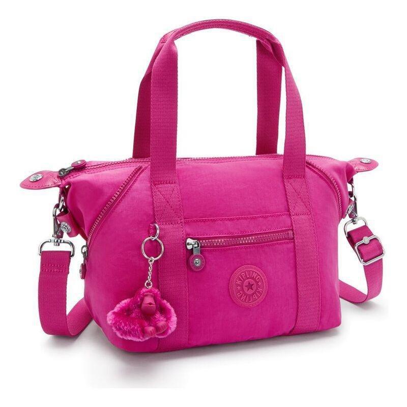 Kipling Art Mini Glowing Fuchsia Small Handbag (with Removable Shoulderstrap), , large image number 3