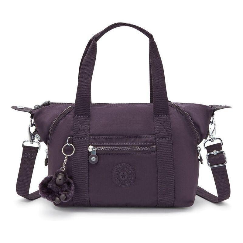 Kipling Art Mini Ultimate Plum Small Handbag (with Removable Shoulderstrap), , medium