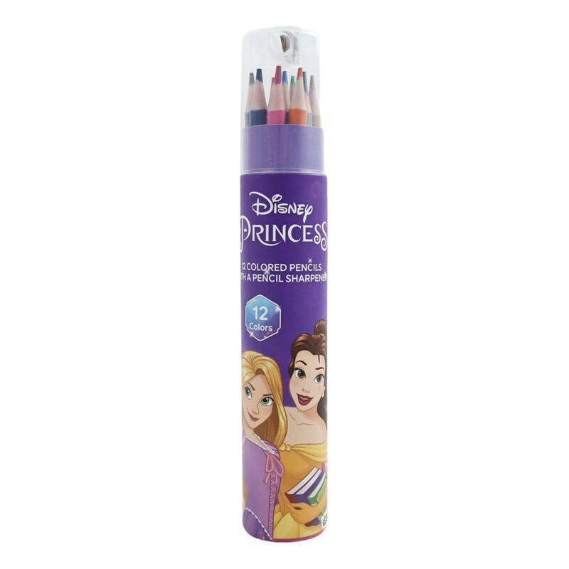 Disney Princess 12 Colored Pencils With Sharpener, , large image number 0