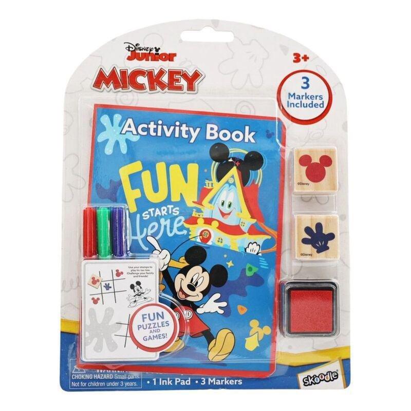 Disney Micky Activity Book With Wooden Stampers, , large image number 0