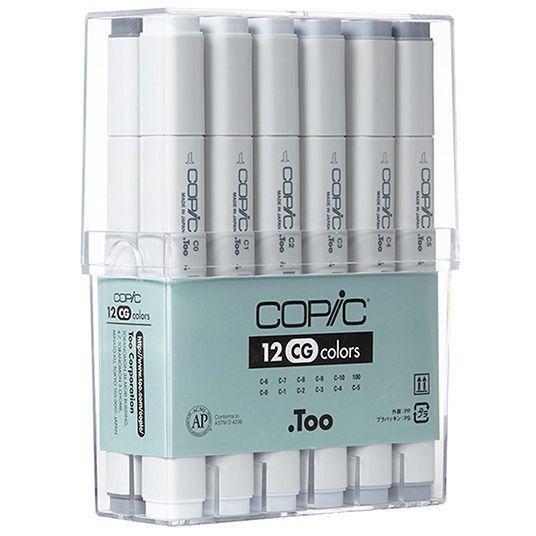 Copic Classic Refillable Markers - Cool Grey (Set of 12), , large image number 0
