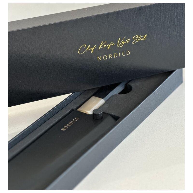 Nordico Vg-10 Chef Knife 8 Inches Japanese + Wooden Sheath, , large image number 1