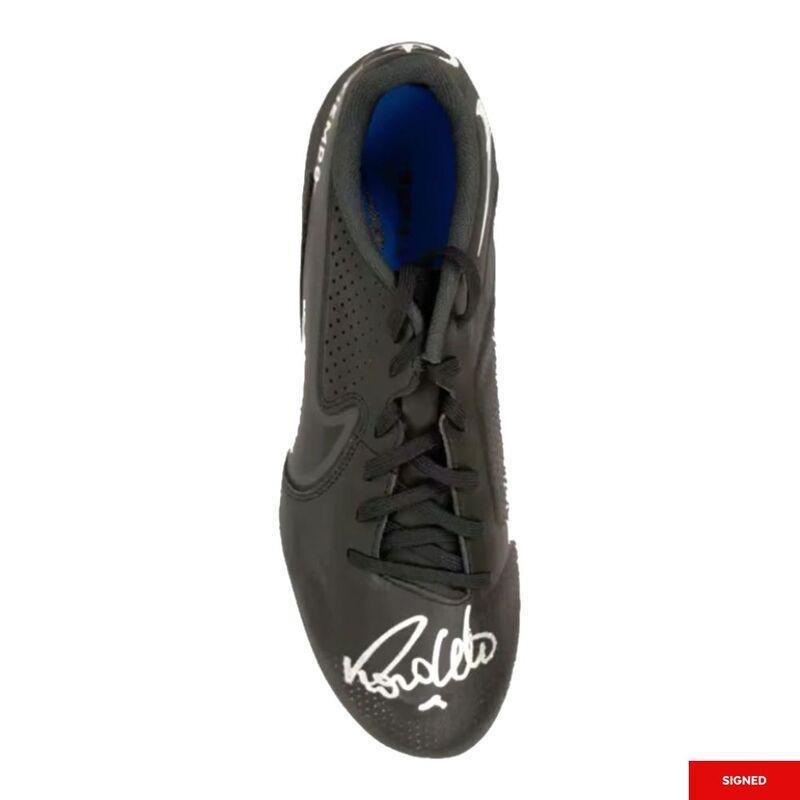 Bootroom Collection - Ronaldo Nazario Signed Black Nike Tiempo Boot, , medium