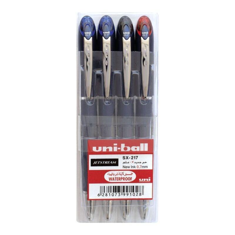 Uni-Ball Jetstream 0.7Mm Pen Pack (Pack Of 4), , large image number 0