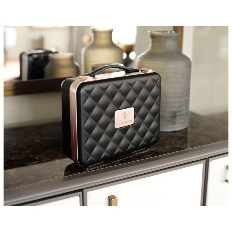 Beautifect Box - Multi-Compartment Makeup Box with Built-in Mirror - Black, , large image number 6