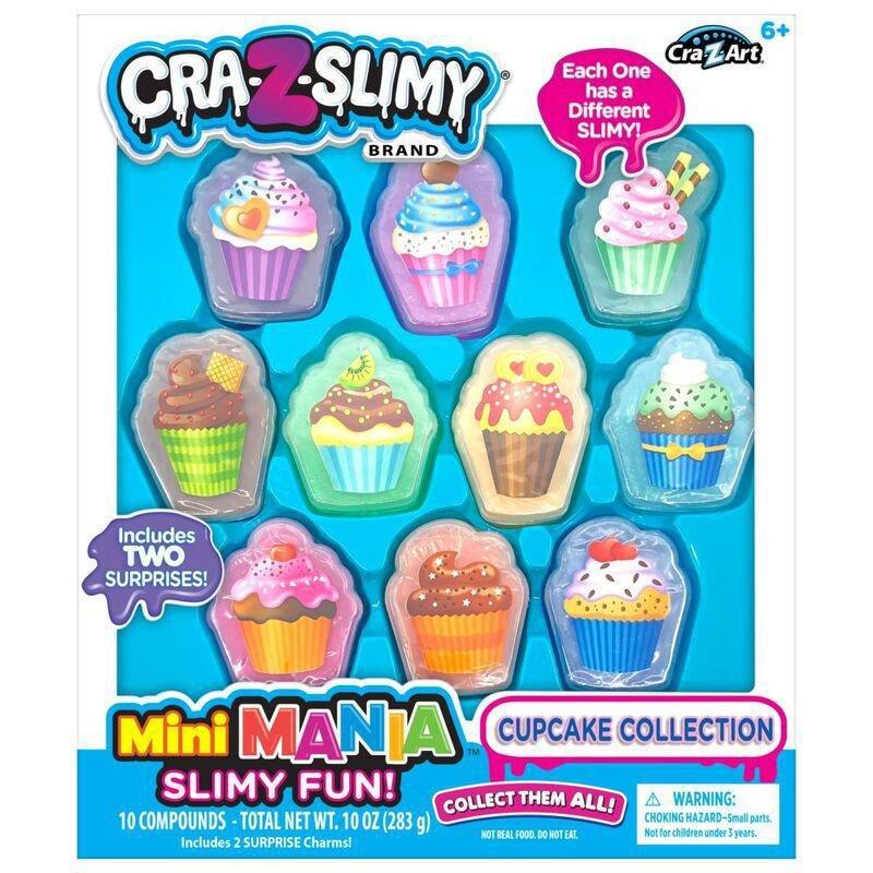 Cra-Z-Slimy Mini Mania Slimy Fun Cupcake Collection, , large image number 0