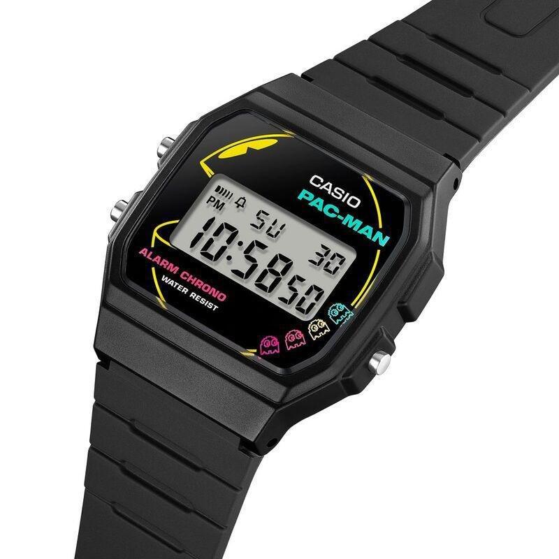 Casio Pac-Man Collaboration Limited Edition Model F-91Wpc-1Adr Black, , large image number 2