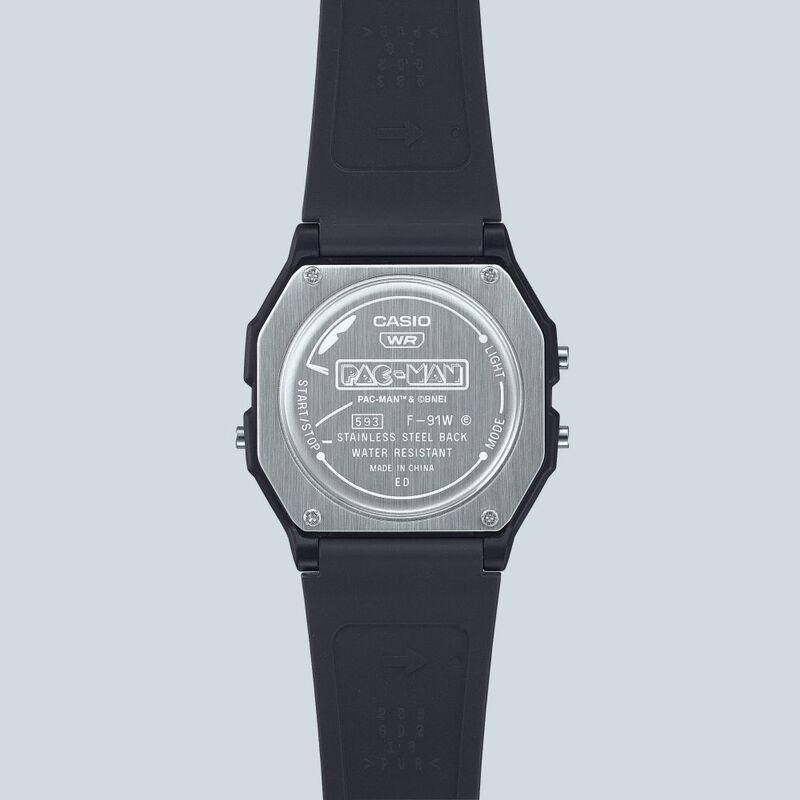 Casio Pac-Man Collaboration Limited Edition Model F-91Wpc-1Adr Black, , large image number 4