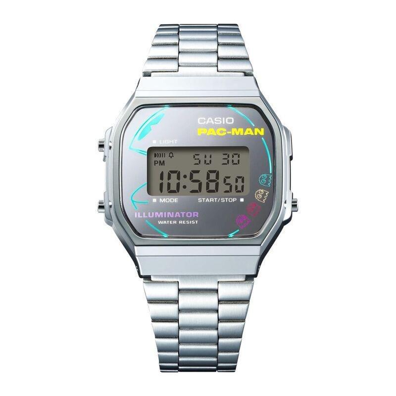 Casio Pac-Man Collaboration Limited Edition Model A168Wepc-7Adr Silver, , medium