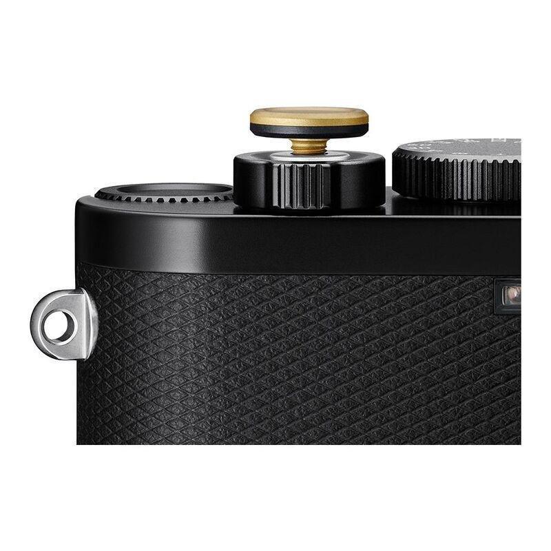 Leica Soft Release Button - Brass - Blasted Finish, , large image number 1