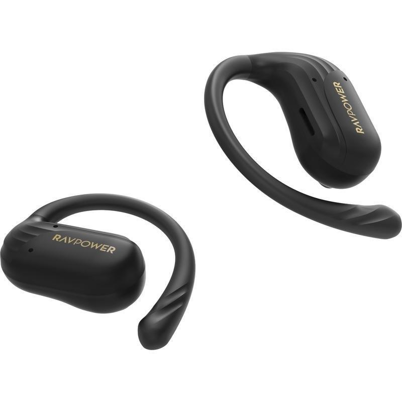 RavPower RP-BH1016 Open-Ear True Wireless Bluetooth Earbuds - Black, , large image number 1