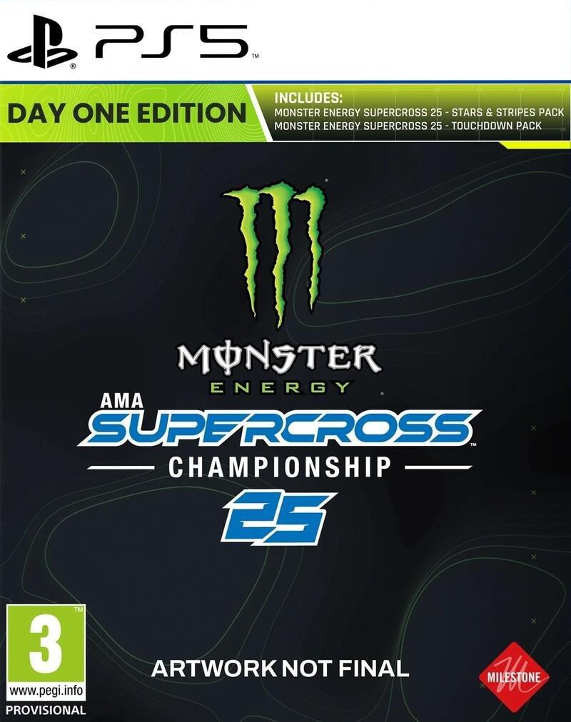 Supercross 25 - Day 1 Edition - PEGI - PS5, , medium
