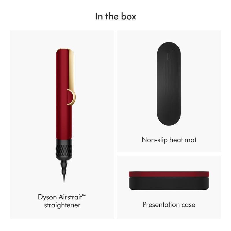 Dyson Airstrait Straightener - Red Velvet/Gold, , large image number 1
