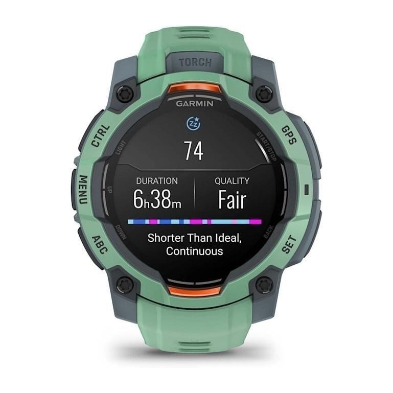 Garmin Instinct 3 GPS Smartwatch - 45mm AMOLED - Neotropic with Neotropic Band, , large image number 5