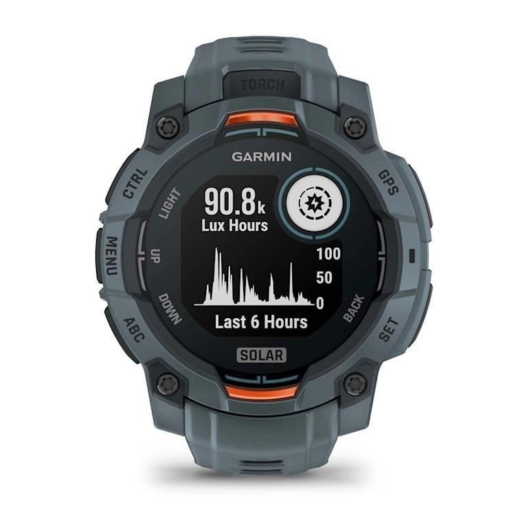 Garmin Instinct 3 GPS Smartwatch - 45mm Solar Twilight with Twilight Band, , large image number 0