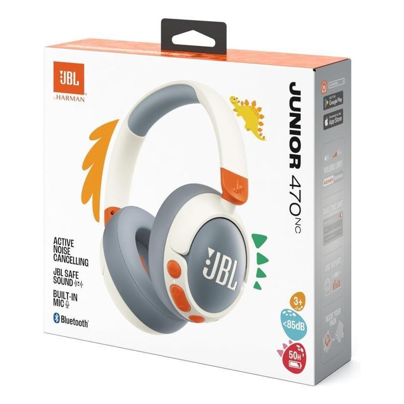 JBL Junior 470Nc Kids Headphones - White, , large image number 6