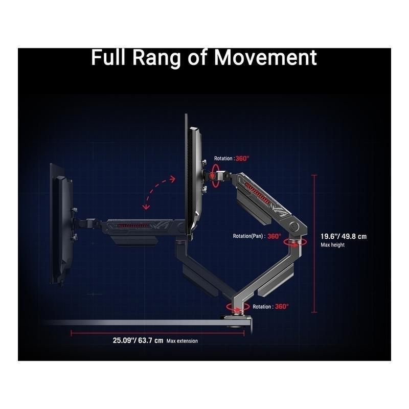 ASUS ROG AAS01 Ergo Monitor Arm, , large image number 3